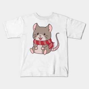 Winter mouse Kids T-Shirt